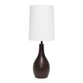 Simple Designs Restoration Bronze Tear Drop Table Lamp LT3303-RBZ